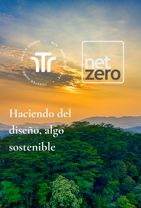 Toaster Home est une entreprise Net-Zero, qui rend le design durable en compensant toutes ses émissions de Co2 dans l'atmosphère par des projets de reforestation.