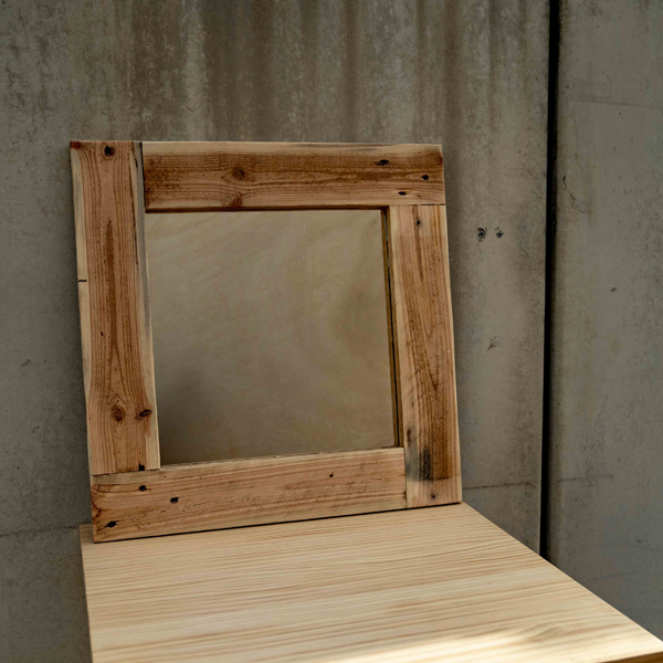 Miroir carré Palamós de Wood Garage