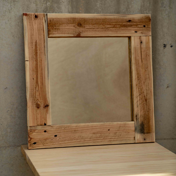 Miroir carré Palamós de Wood Garage